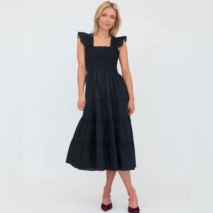 Hill House Nap Dress Ellie poplin black Medium